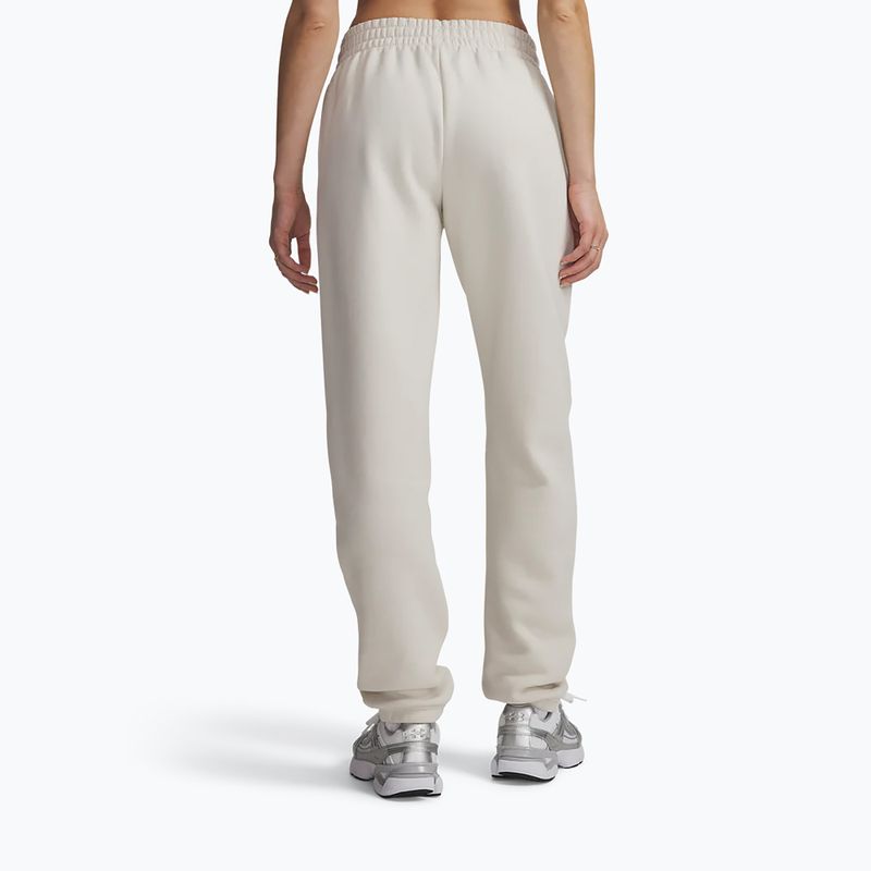 Дамски панталони Under Armour Icon Fleece Nov Jogger summit white/white 3