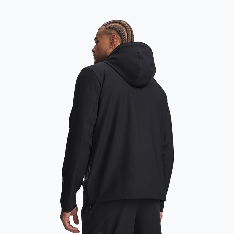 Мъжко яке Under Armour Unstoppable Woven Jacket black/black 2