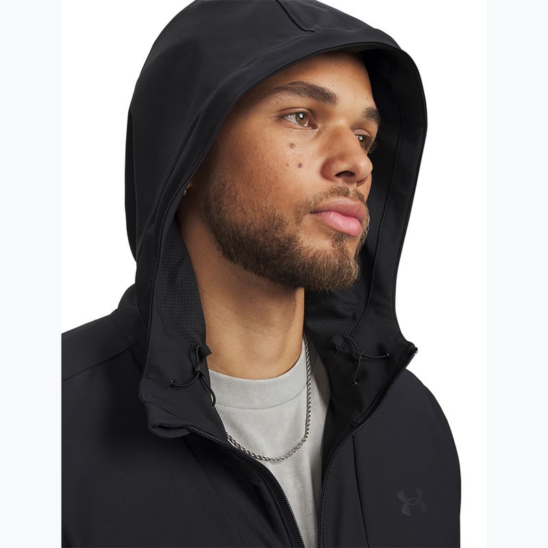 Мъжко яке Under Armour Unstoppable Woven Jacket black/black 3