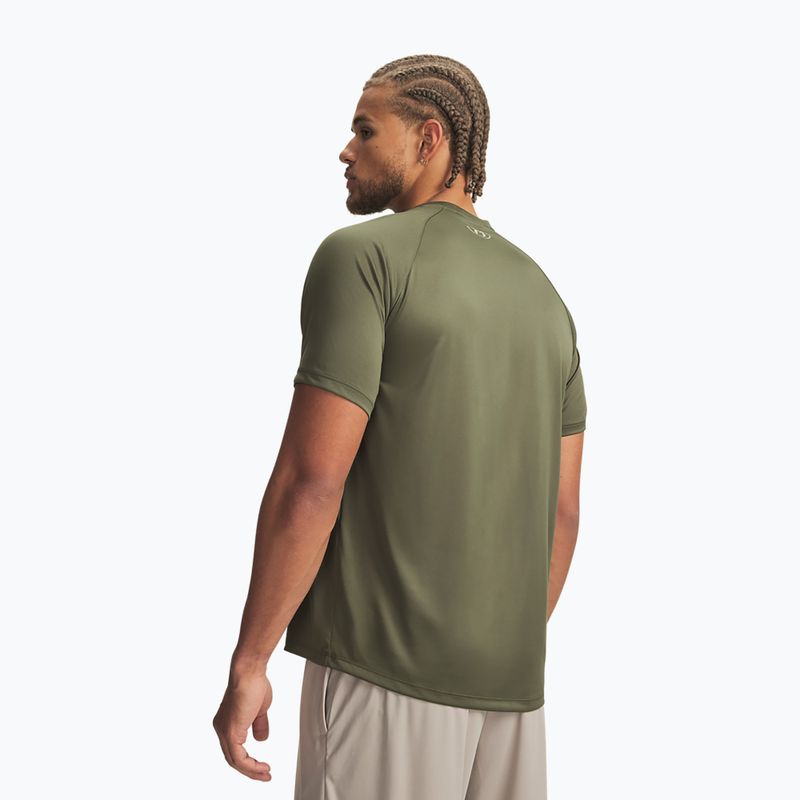 Мъжка тренировъчна тениска Under Armour Tech Graphic Tee Marine Od Green/City Khaki 2