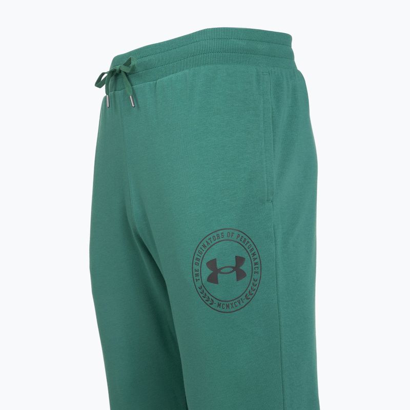 Мъжки панталони Under Armour Rival LW Graphic Jogger rack green/black 3
