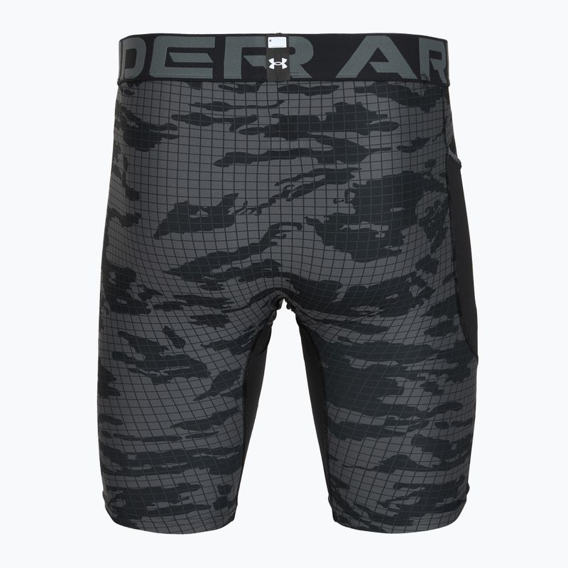 Мъжки шорти за тренировка Under Armour HG Printed Long Short black/castlerock/white 2