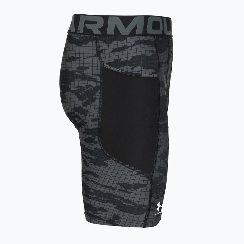 Мъжки шорти за тренировка Under Armour HG Printed Long Short black/castlerock/white 3