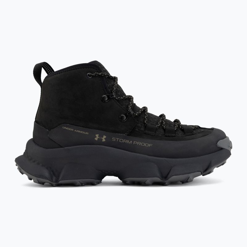 Мъжки обувки за трекинг Under Armour Charged Expanse Mid LTHR WP Black/Anthracite/Bayou 2