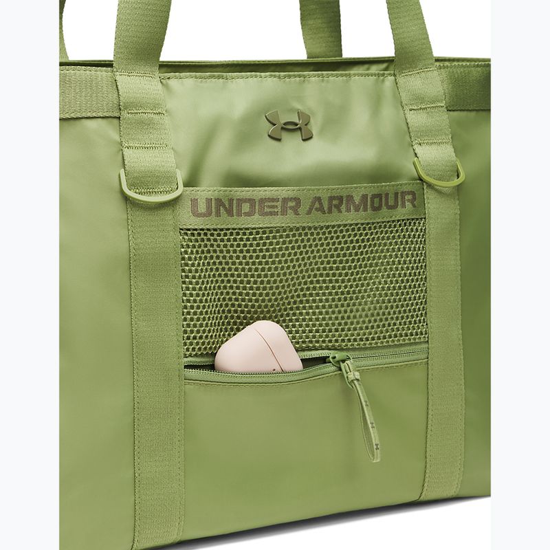 Дамска чанта Under Armour Studio Tote 21,75 l warm olive/marine od green 3