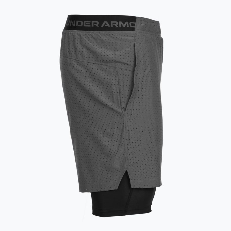 Мъжки тренировъчни шорти Under Armour Vanish Woven 2.0 2IN1 Shorts castlerock/black 7