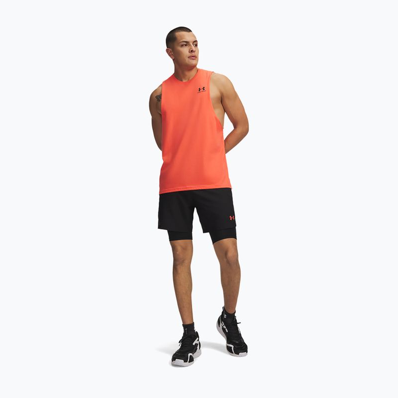 Мъжки тренировъчни шорти Under Armour Vanish Woven 2.0 2IN1 Shorts ultimate black/venom red/venom red 2