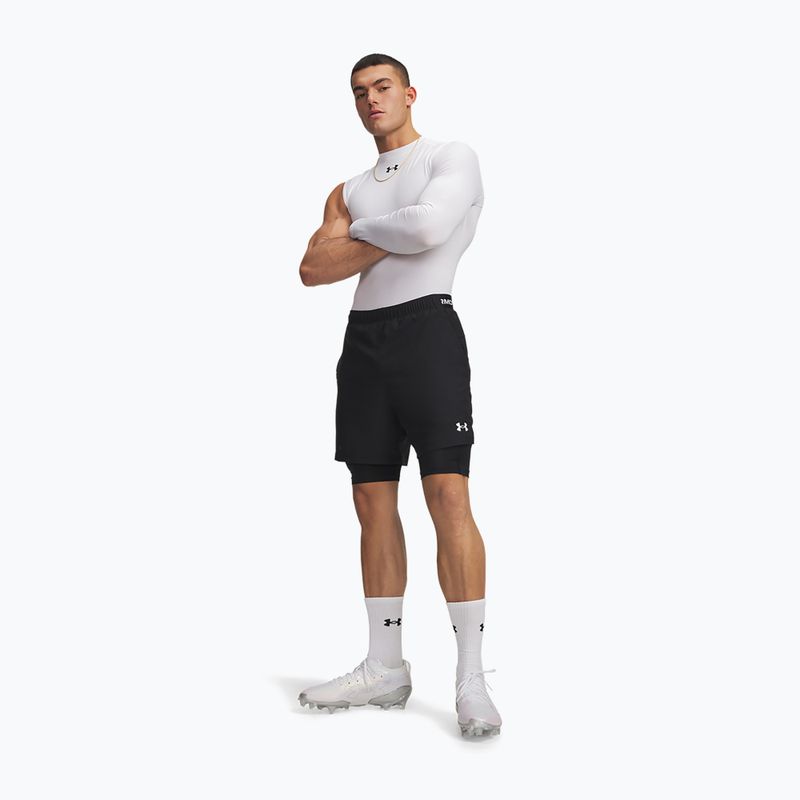 Мъжки тренировъчни шорти Under Armour Vanish Woven 2.0 2IN1 Shorts black/white 2