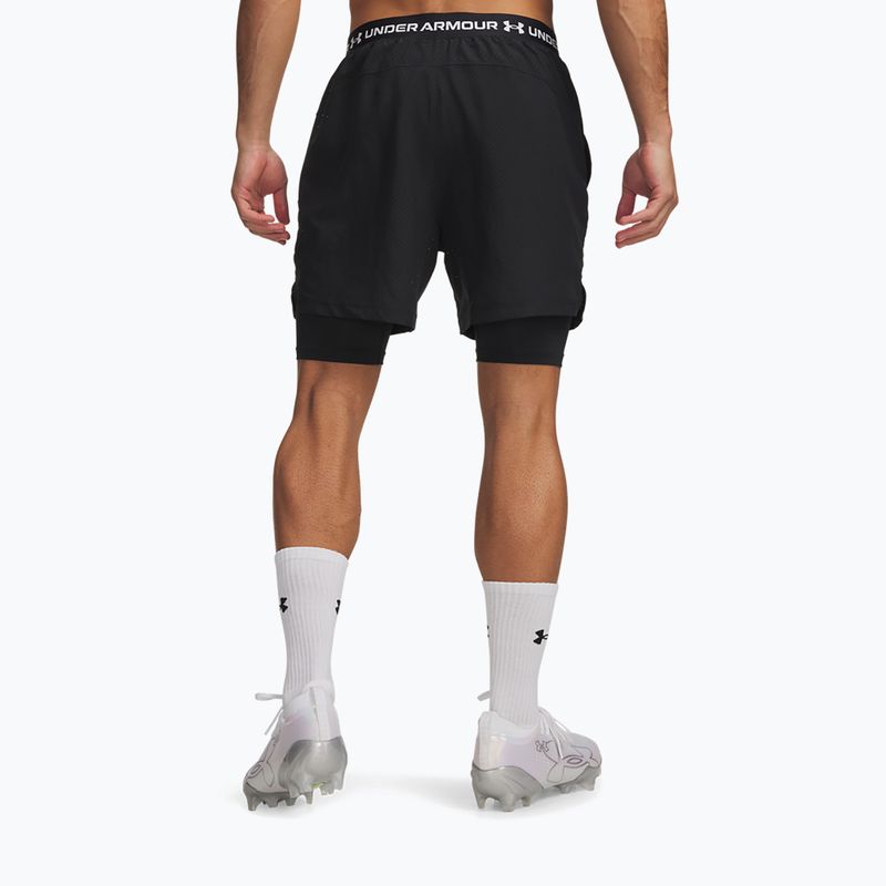 Мъжки тренировъчни шорти Under Armour Vanish Woven 2.0 2IN1 Shorts black/white 3