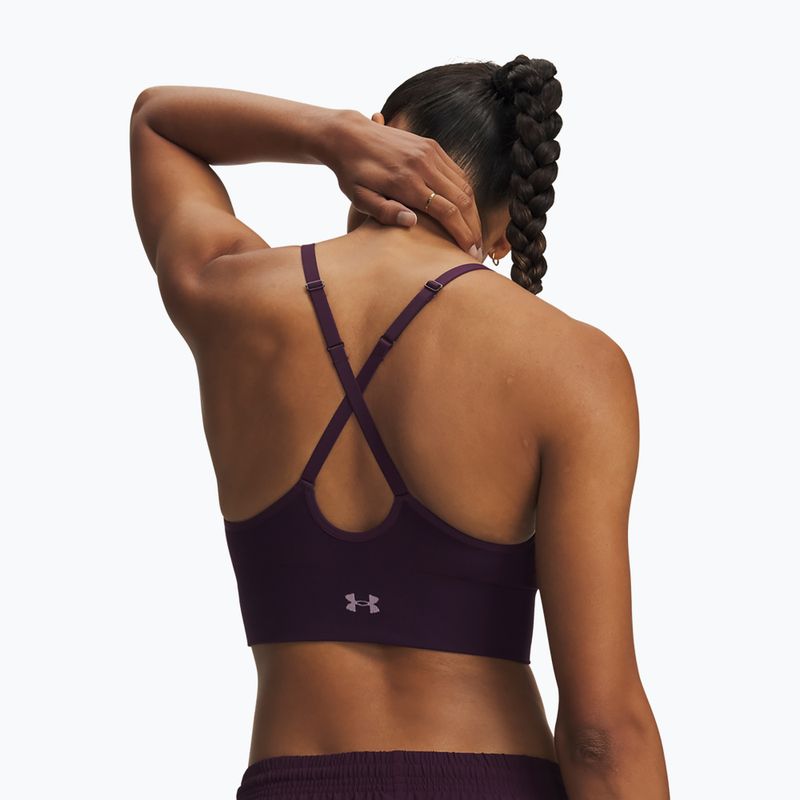 Спортен сутиен  Under Armour Vanish Seamless Low purple echo/mauve pink 2
