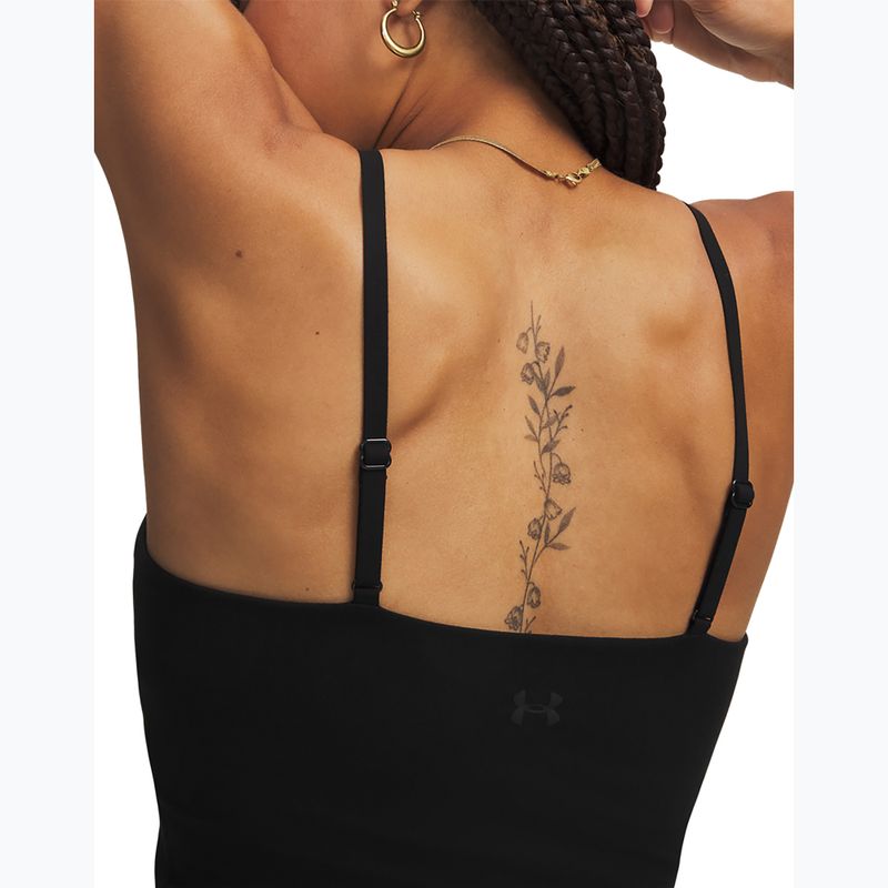 Дамска тренировъчна тениска Under Armour Meridian Support Tank ultimate black/ultimate black 4