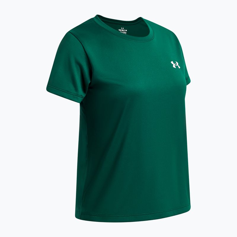 Детска тренировъчна тениска Under Armour Tech SSC SS campus ivy/white 3