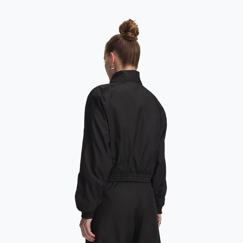 Дамско тренировъчно яке Under Armour Rival Woven Jacket ultimate black/white 2