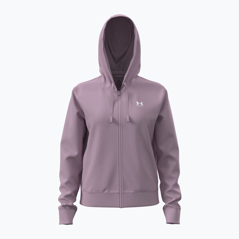 Дамски суитшърт Under Armour Sport Terry FZ mauve pink/white 4