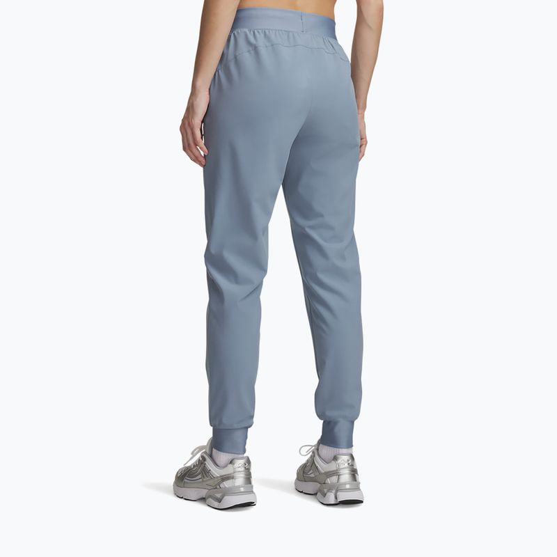 Дамски панталони за тренировка Under Armour Sport High Rise Woven Pant blue wind/black 3