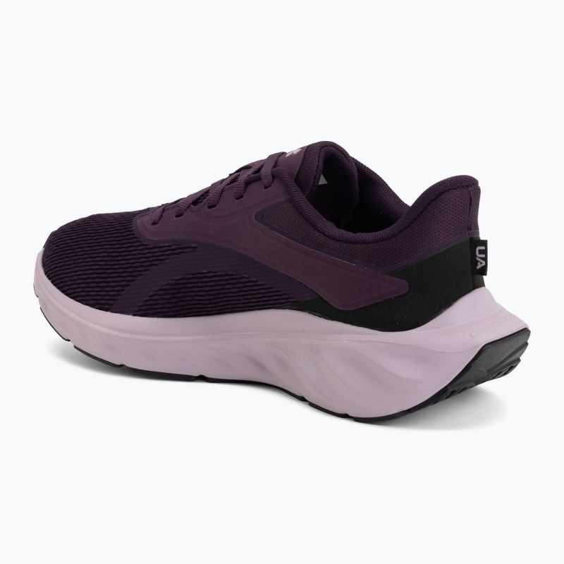 Дамски обувки за бягане Under Armour Ascend purple echo/mauve pink/mauve pink 3