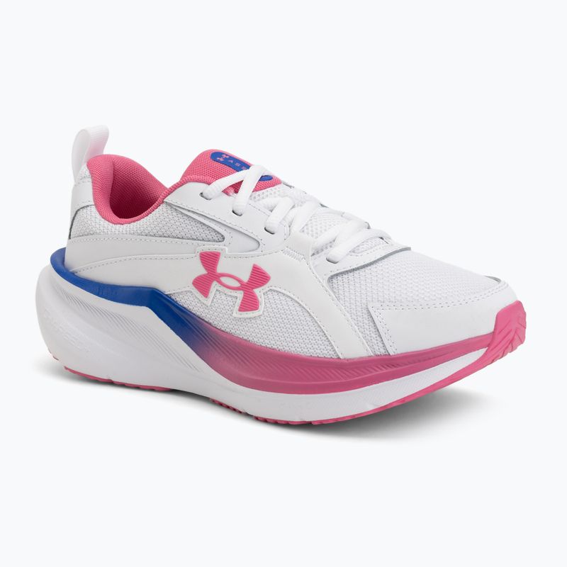 Дамски обувки за бягане Under Armour Assert 11 white/pink frenzy/pink frenzy