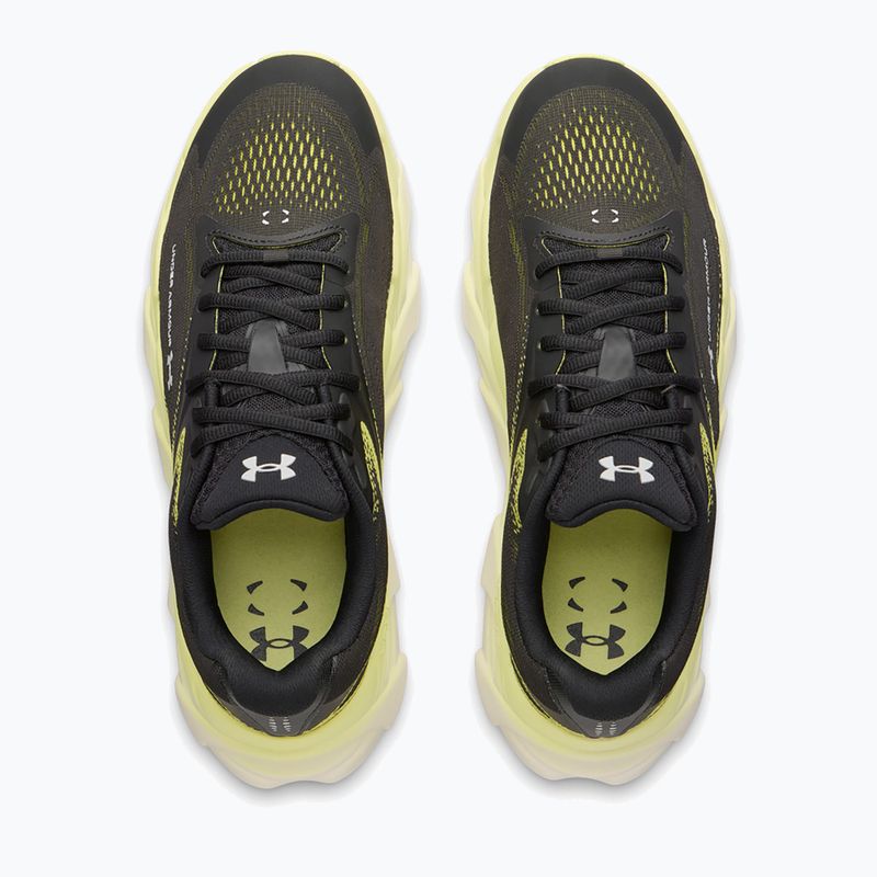 Мъжки обувки за бягане Under Armour Halo Runner 2 Ultimate Black/Sonic Yellow/Metallic Silver 3