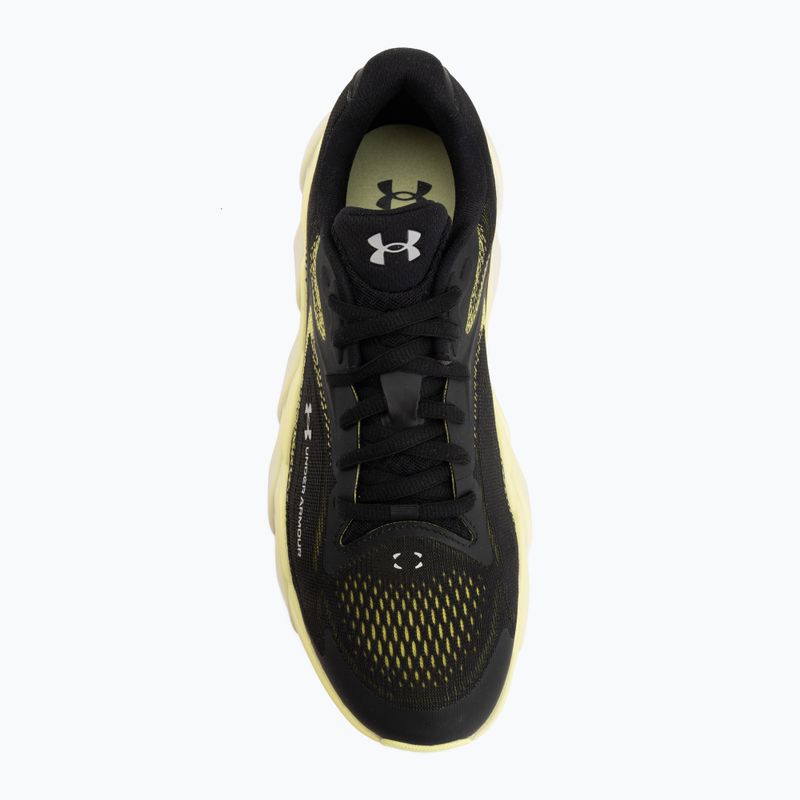 Мъжки обувки за бягане Under Armour Halo Runner 2 Ultimate Black/Sonic Yellow/Metallic Silver 5