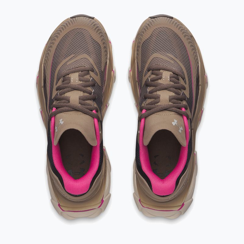Дамски обувки за бягане Under Armour Halo Racer 2 desert taupe/virtual pink/peppercorn 3
