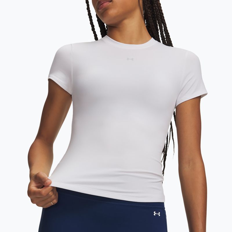 Дамска тренировъчна тениска Under Armour Motion Fitted SS white/halo gray 3