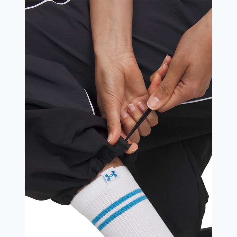 Дамски панталони Under Armour Unstoppable Woven Wind ultimate black/anthracite/anthracite 4
