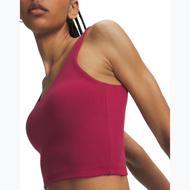 Дамска тренировъчна тениска Under Armour Motion Tank claret/ox blood 3