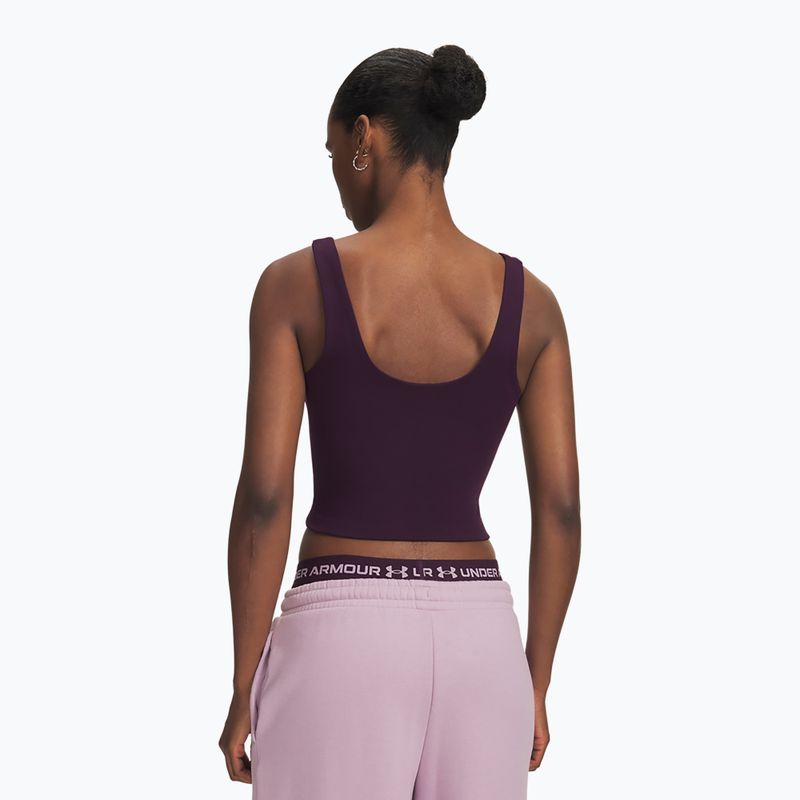 Дамска тренировъчна тениска Under Armour Motion Tank purple echo/mauve pink 2