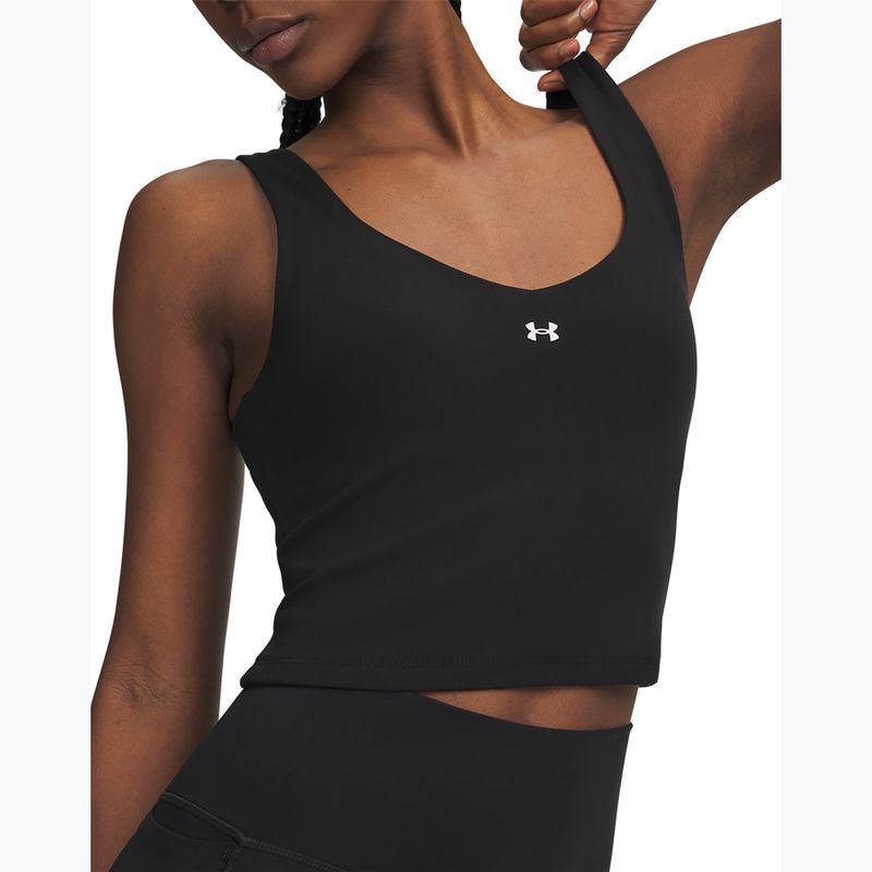 Дамска тренировъчна тениска Under Armour Motion Tank ultimate black/white 3