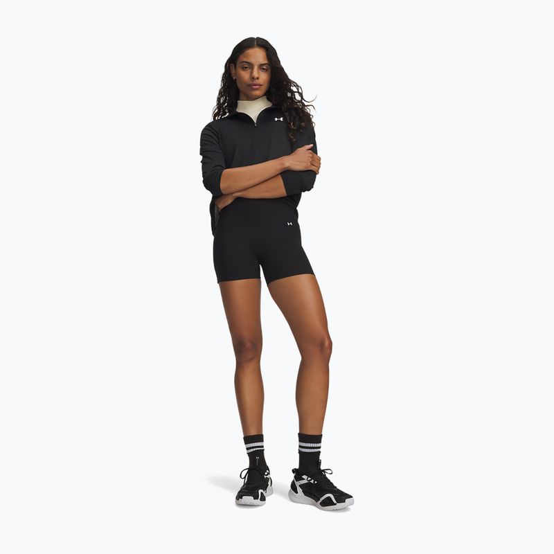 Дамски тренировъчни шорти Under Armour Motion Middy ultimate black/white 2