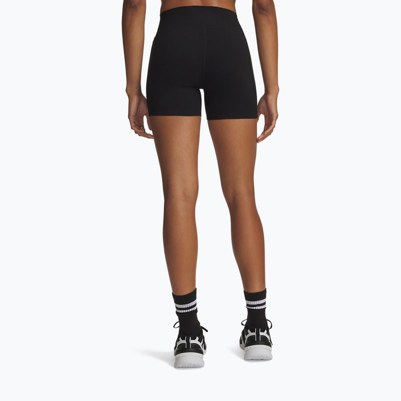 Дамски тренировъчни шорти Under Armour Motion Middy ultimate black/white 3