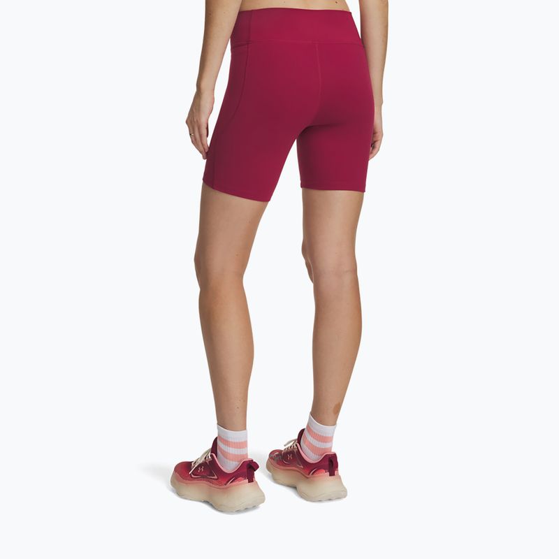 Дамски тренировъчни шорти Under Armour Motion Bike Shorts claret/ox blood 3