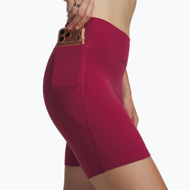 Дамски тренировъчни шорти Under Armour Motion Bike Shorts claret/ox blood 4