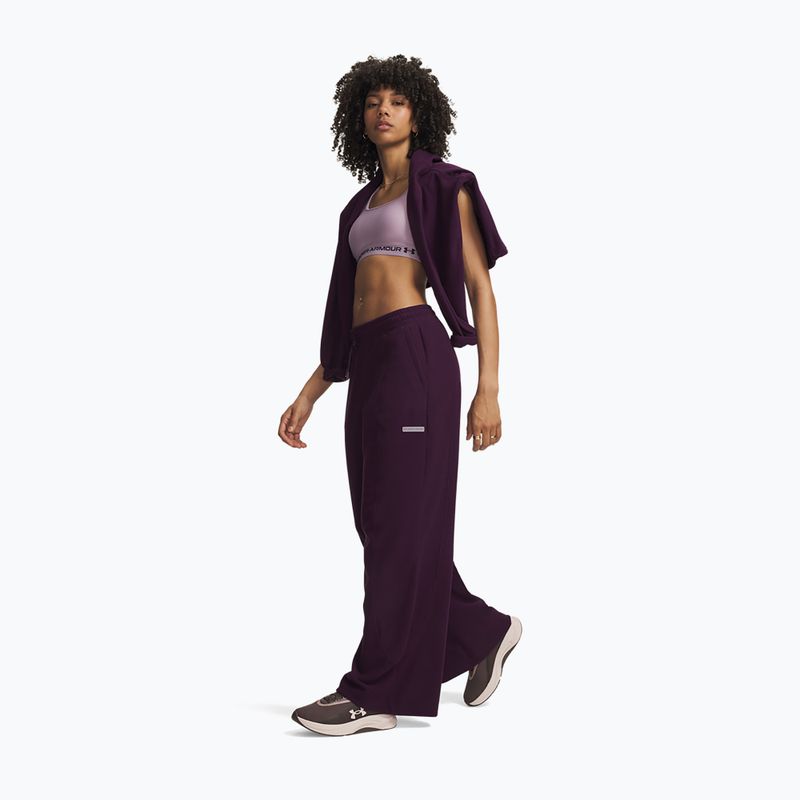 Дамски панталони за тренировка Under Armour Performance Fleece Pants purple echo/purple echo 2