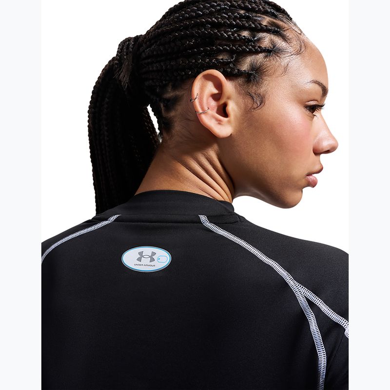 Дамска блуза с дълъг ръкав за  тренировка Under Armour ColdGear Elite Mock ultimate black/reflective 7