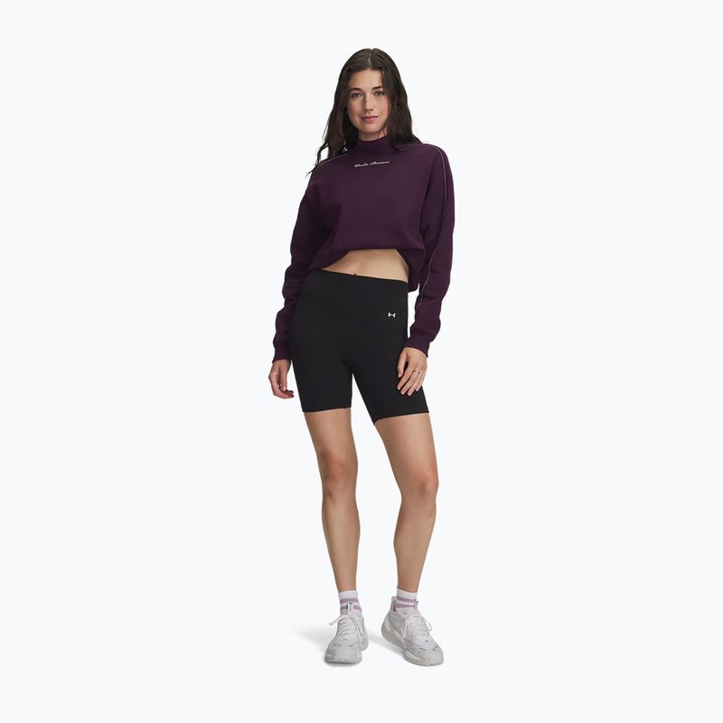 Дамски тренировъчни шорти Under Armour Motion Bike Shorts ultimate black/white 2