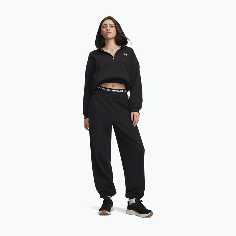 Дамски панталони Under Armour Icon Fleece Gym Pant ultimate black/white 2