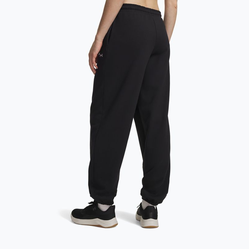 Дамски панталони Under Armour Icon Fleece Gym Pant ultimate black/white 3