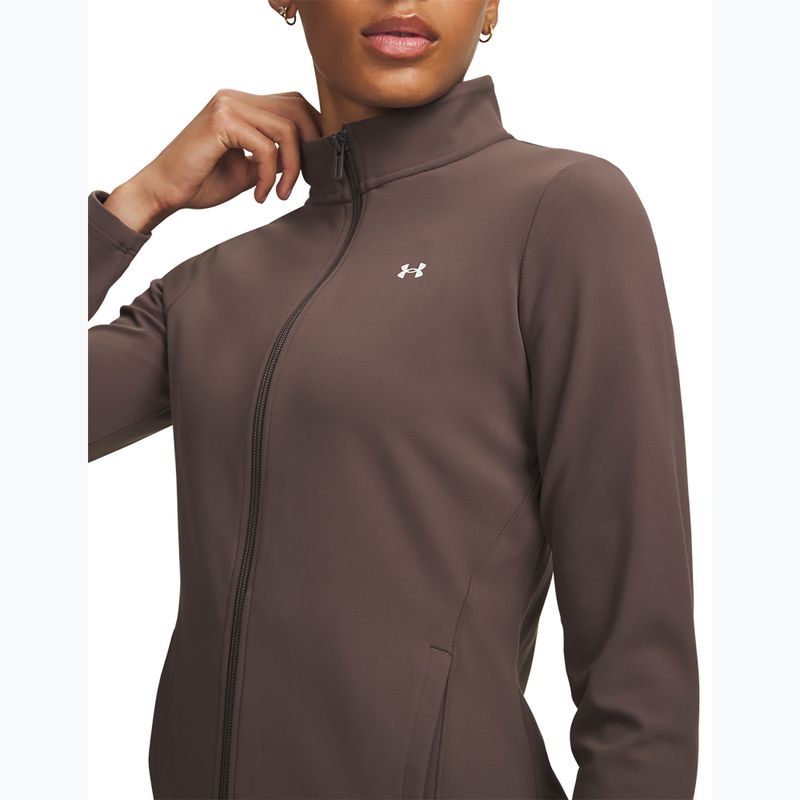 Дамски суитшърт за тренировка Under Armour Motion peppercorn/white 3