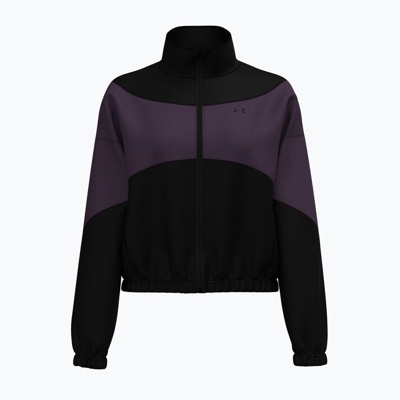 Дамско тренировъчно яке Under Armour Rival Woven black/purple echo/black