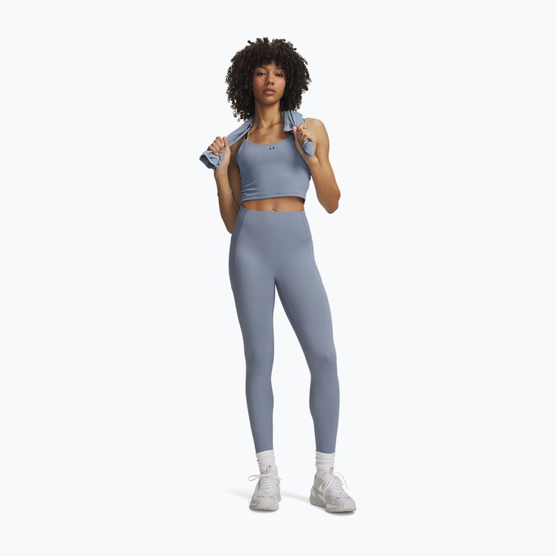 Дамски тренировъчен клин Under Armour Vanish Elite Leggings blue wind/metallic silver 2