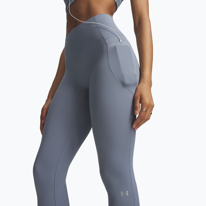 Дамски тренировъчен клин Under Armour Vanish Elite Leggings blue wind/metallic silver 4