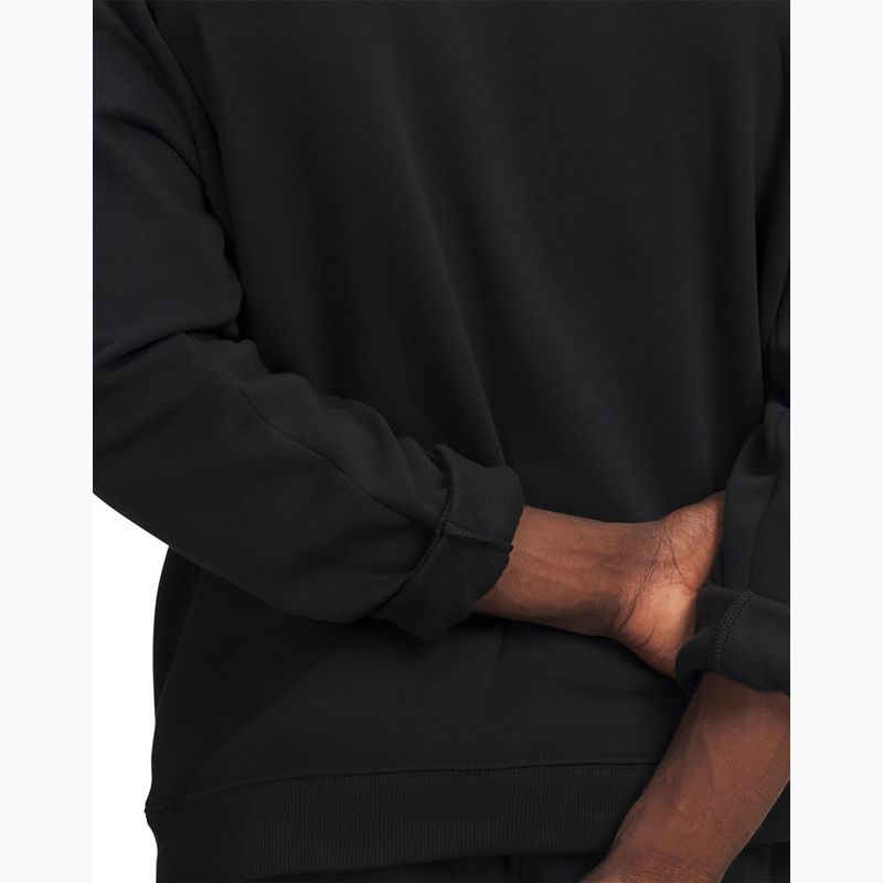 Мъжки суитшърт Under Armour Rival Fleece Crew ultimate black/white 3