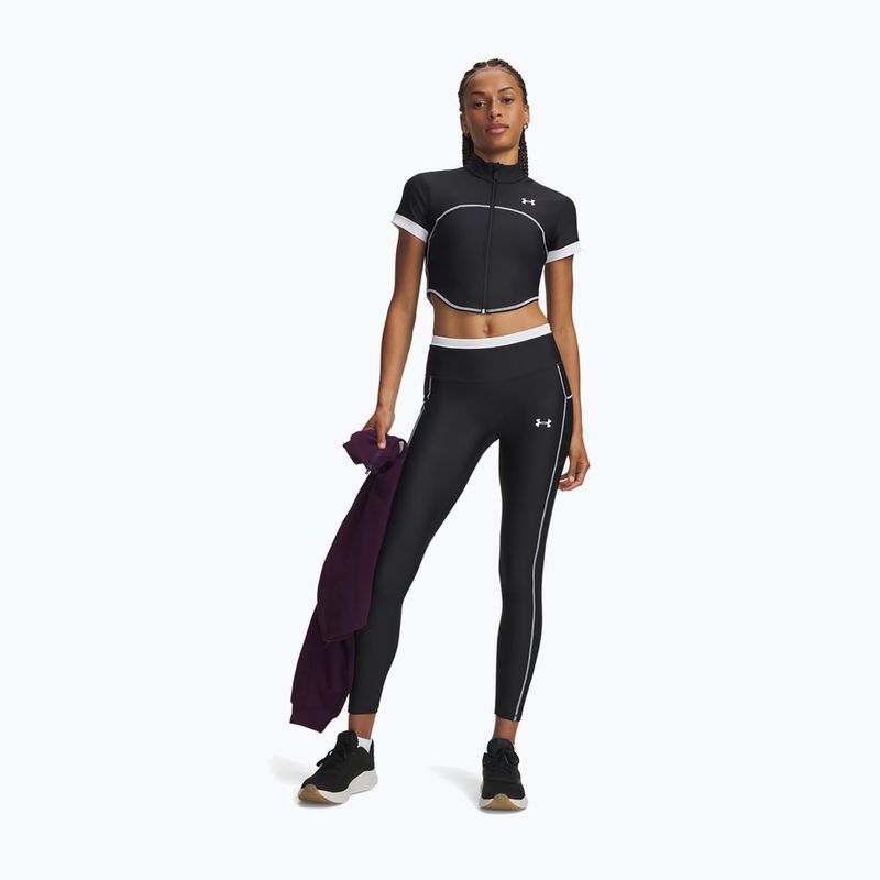 Дамски тренировъчен клин Under Armour HeatGear Novelty Leggings black/white 2