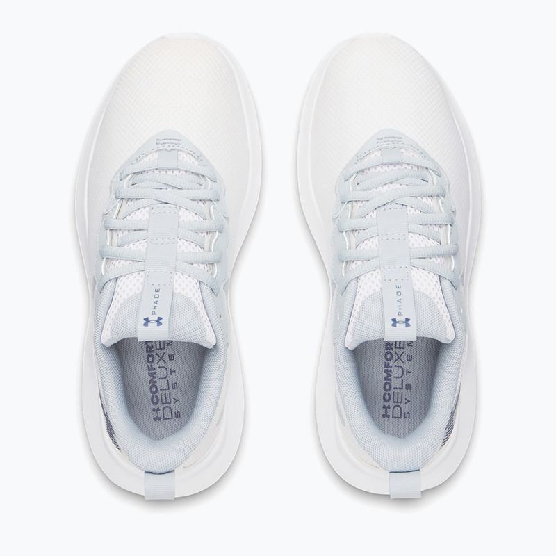 Дамски обувки за бягане Under Armour Phade RN 4 white/blue fog/blackout navy 3