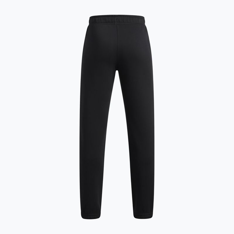 Детски панталони Under Armour B Rival Fleece Jogger ultimate black/white 2