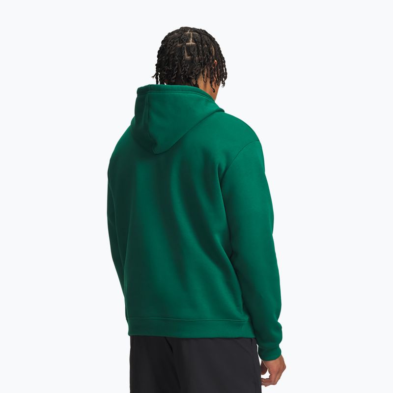 Мъжки суитшърт Under Armour Rival Fleece Hoodie campus ivy/white 2