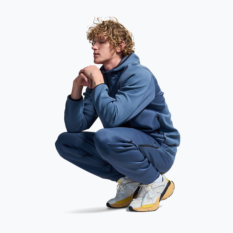 Мъжки панталони за бягане Under Armour Unstoppable Fleece Jogger Downpour Gray/Black 5