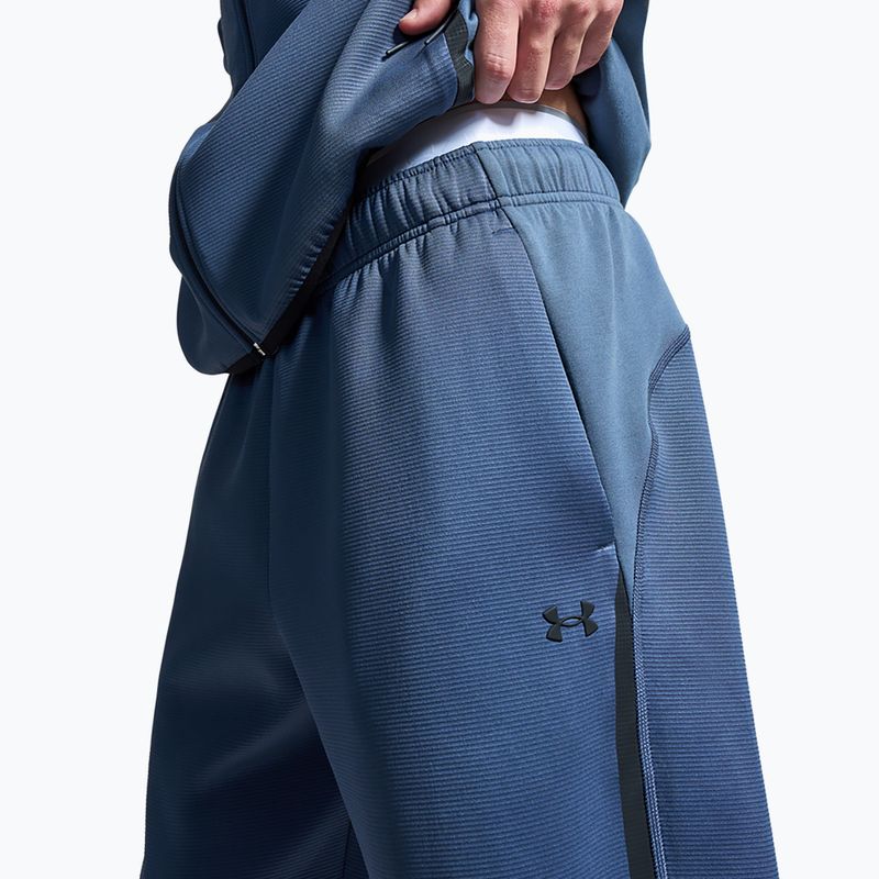 Мъжки панталони за бягане Under Armour Unstoppable Fleece Jogger Downpour Gray/Black 6