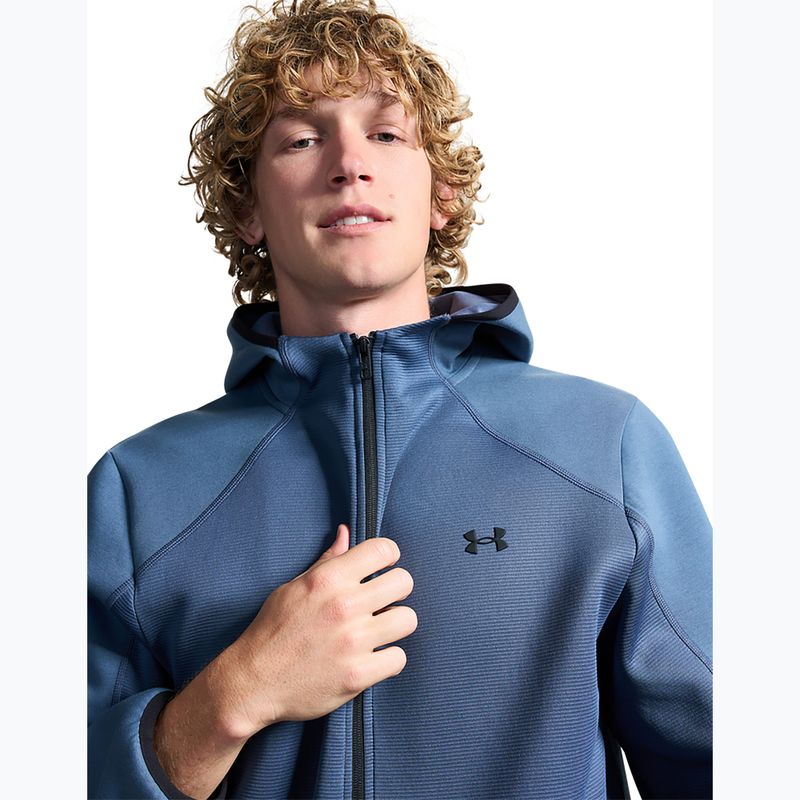 Мъжки суитшърт за тренировка Under Armour Unstoppable Fleece downpour gray/black 5